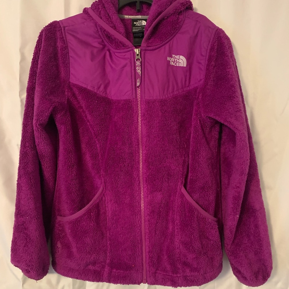 Girls North Face large purple jacket, in great condition!